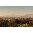 thumbnail image 2 of Kensett, John Frederick 24x17 White Modern Wood Framed Museum Art Print Titled - An October Day in the White Mountains, 2 of 4