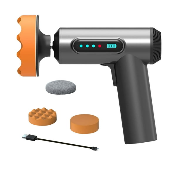 Car Polisher Rechargeable Wireless Buffer Car Polishing Kit With Multiple Attachments Plastic Material