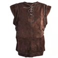 thumbnail image 5 of Disfraz de Halloween para hombres, chaleco Punk Medieval, vikingos, arquero de Cosplay, traje de armadura corporal de pecho para adultos, abrigo de Jerkin, ropa para hombres, 5 of 5