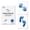 Blue, variant on 2 Pack Inkless Hand and Footprint Kit, Newborn Baby Footprint Ink Pad for Dog Paw Print Kit, Clean Touch Baby Foot Printing Kit, No Ink Baby Footprint Ink Pad, Newborn Safe Inkless Pad