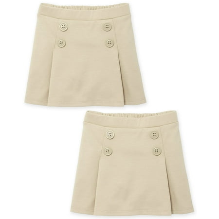

The Children s Place baby girls And Toddler Button Skort Sandy 2 Pack 2T US