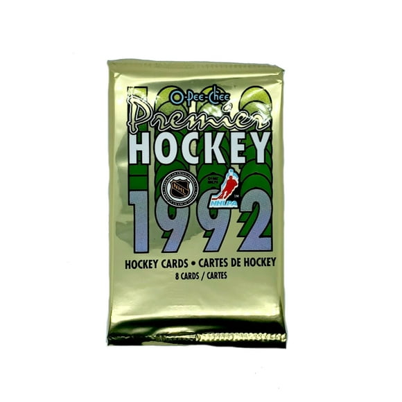 O-Pee-Chee Premier '92 NHL Hockey Pack 8 cards per pack