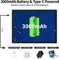 thumbnail image 6 of Elice A3 Light Box with Clips Rechargeable Led Light Pad 3 Colors Dimmable & 6 Brightness Light Table for Diamond Painting Drawing Sketching Tattoo Vinyl Weeding, 6 of 7