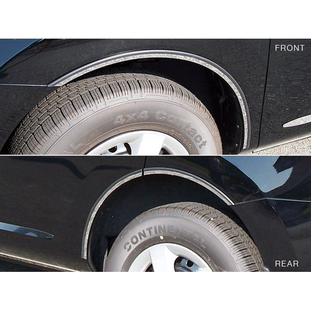 Stainless Steel Wheel Well Trim 6Pc Fits Nissan Rogue Select WQ28535