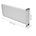 thumbnail image 2 of Hemoton Door Name Plate Wall Mount Aluminum Signboard Business Door Sign Holder Double Sided Blank Door Sign for Office, 2 of 8