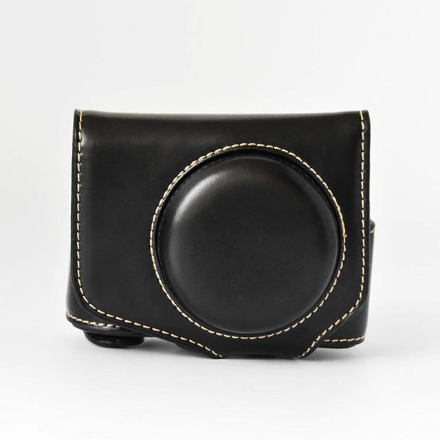 Leather Camera Case Bag with Strap for Canon Powershot G7 X Mark II G7X II