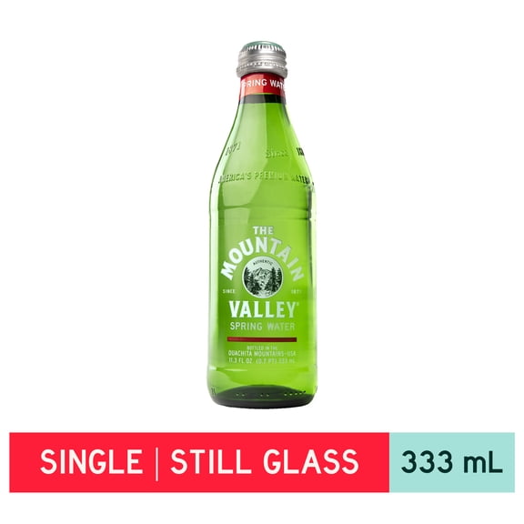 The Mountain Valley Spring Water, 333 ml, Single Glass Bottle