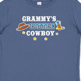 thumbnail image 4 of Inktastic Grammy's Little Cowboy with Cowboy Hat and Boots Boys Baby T-Shirt, 4 of 5