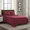 Burgundy, variant on Huba Homes Sweet Home Collection 100% Cotton Flannel Solid Sheet Set full Black
