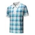 thumbnail image 5 of Men's Graphic Pique Polos Shirts Short Sleeve Performance Quick Dry Casual Collared Shirts Summer Beach Hawaiian Shirts, 5 of 7