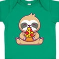 thumbnail image 4 of Inktastic Sloth Pizza Boys or Girls Baby Bodysuit, 4 of 5