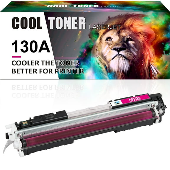 Cool Toner Compatible Toner for HP 130A CF353A Color Laserjet Pro MFP M177fw M176n M177 M176 Printer (Magenta, 1 Pack)