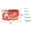 thumbnail image 2 of The Man I Love - Starring Ida Lupino - Directed by Raoul Walsh - Vintage Film Noir Movie Poster c.1946 - Fine Art Matte Paper Print (Unframed) 30x44in, 2 of 4