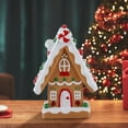 thumbnail image 6 of Cheapark Christmas Candy Snow House Figurine Festive Tabletop Decoration, 6 of 6