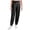 Black, variant on Miutii Girl's Athletic Leggings Metallic Dance Harem Pants Jazz Hip Hop Dance Performance Gymnastic Dancewear Pink 5-6