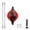 Black Red, variant on Lipstore Boxing Ball Double End Punching Bag Boxing Equipment Speed Bag Punching Ball for Black Red