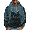 thumbnail image 1 of RKSTN Chandails en Molleton pour Hommes Manteau Queue Gothique Steampunk Manteau Queue Médiéval Col Court Robe Manteau Slim Chandails en Molleton, Vêtements d'Automne, 1 of 5