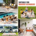 thumbnail image 3 of Spring Floral Outdoor Rug 4x6 Ft, Non Slip Washable Area Rug, Elegant Flowers Farmhouse Botanical Rustic Patio Rugs Carpet Runner, Large Floor Mat for Indoor/Outdoor Deck Porch Camping, 3 of 8