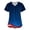Red #24, variant on Evdexr Women's Independence Day Scrub Tops 1776 2026 Short Sleeve Scrubs 4th Of July V Neck Usa Flag Nurse Shirt Lightweight Workwear with Pockets Deep Red XL