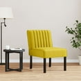 thumbnail image 1 of vidaXL Slipper Chair Yellow Velvet, 1 of 5