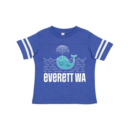 

Inktastic Everett Washington Whale Watching Gift Toddler Boy or Toddler Girl T-Shirt