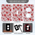thumbnail image 3 of Light Switch Cover Switch Plate Outlet Cover Plug Cover for Electrical Duplex Outlets Red Paper Hearts, 3 of 6
