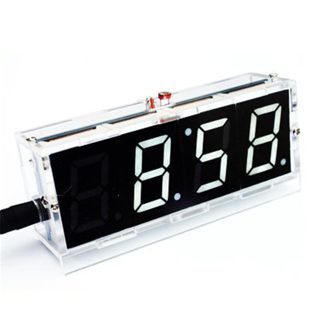 Digital Clock Voice Timekeeping Clock Kits Led SCM Training Electronic