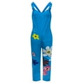 thumbnail image 1 of Leutsin Womens Pants Overalls Rompers Printed Buttons Suspender Jumpsuit, 1 of 4