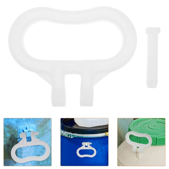 WHAMVOX 10pcs Replacement Bucket Handle Thickened Plastic Handle Bucket Grip for Water Buckets Pails and Containers for Household Outdoor Use