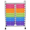 thumbnail image 1 of Patiojoy 20-Drawers Rolling Storage Cart with Organizer Top Multi Color, 1 of 6