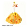 thumbnail image 2 of Exquisite Autumn Style Clothing Sets for 23in Porch Goose Figurines (Statue Excluded), Seasonal Decorative Outfits for Outdoor Garden Display and Courtyard Holiday Scene Arrangement, Yellow, 2 of 6