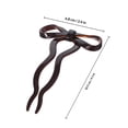thumbnail image 2 of Luxshiny 2-Pack Stylish Bow Hairpins for Women, Acetate Hair Clips Perfect for Casual and Formal Hairstyles, 2 of 8