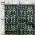 thumbnail image 1 of oneOone Cotton Flex Fabric Stripe & Swirl Ikat Printed Fabric 1 Yard 40 Inch Wide, 1 of 4