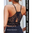 thumbnail image 7 of Avidlove Lace Bralette for Women Sexy Camisoles Crop Tops High Neck Racerback Double-Layered Lingerie, 7 of 7