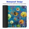 thumbnail image 4 of Heduofu Watercolor Nature Landscape Floral Mouse Pad, Plants Herbs Garden Colorful Spring Flowers Personalized Mouse Pads 31.5x11.8 in, 4 of 6