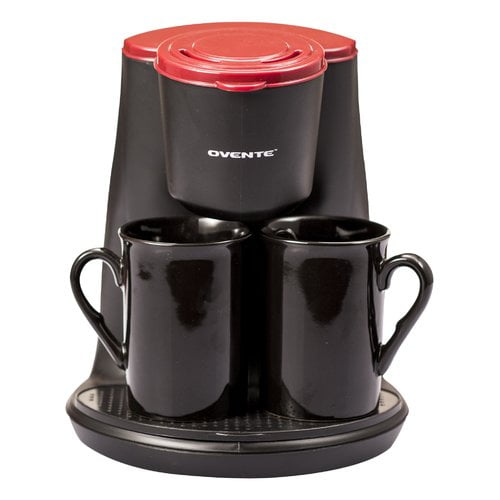 Ovente 4 Piece 2Serving Coffee Maker Set