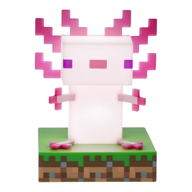 Licencia oficial de Desk Light Paladone Minecraft Axolotl