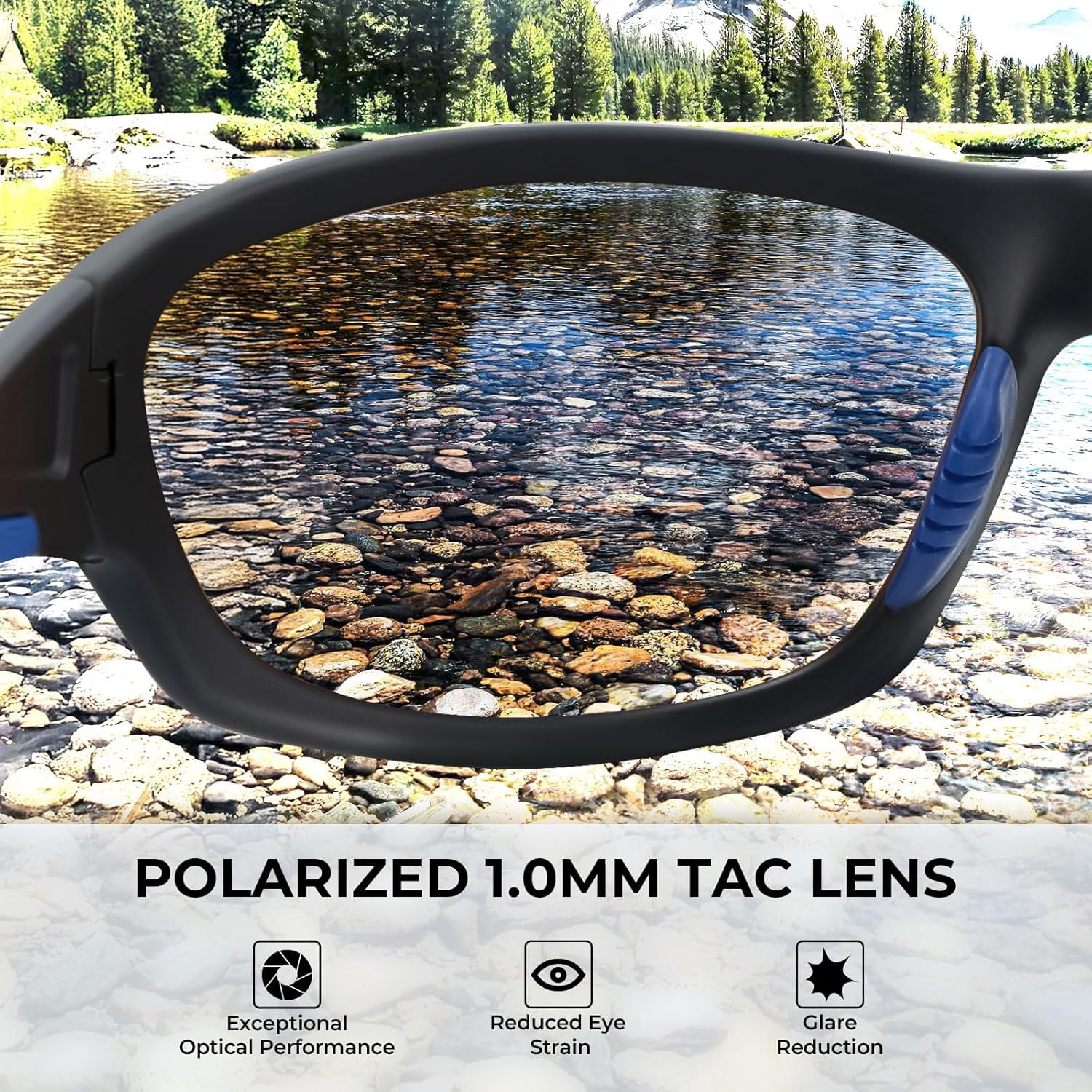 KastKing Hiwassee Polarized Wrap Sport Sunglasses for Men & Women