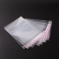 thumbnail image 5 of 100 Pcs 5 Fils Sac Auto-Adhésif Transparent Refermable Imperméable Cadeau Nourriture Bonbons Sac de Rangement en Cellophane, 5 of 5