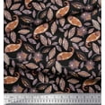 thumbnail image 3 of Soimoi Cotton Duck Fabric Leaves & Floral Artistic Printed Craft Fabric by The Yard 42 Inch Wide, 3 of 3