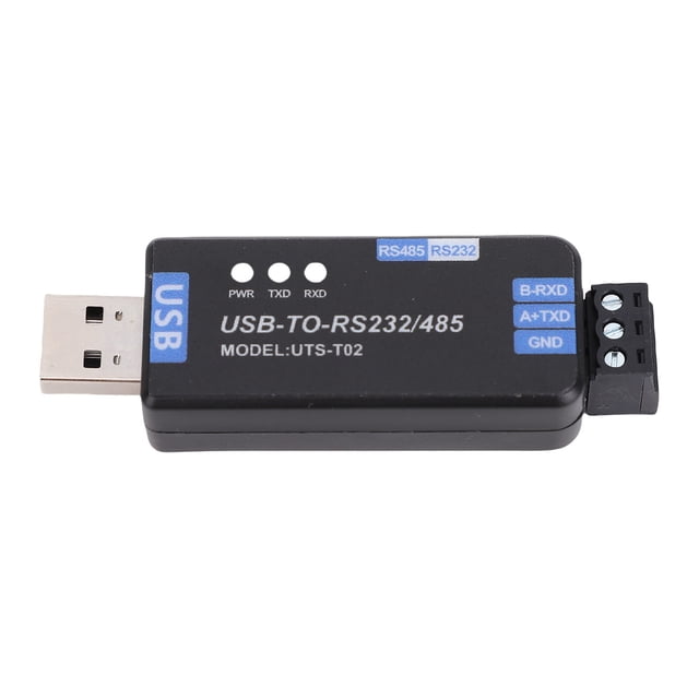 Module de Communication USB vers 485 232, Convertisseur Série USB vers 485 232, Demi-Dentelle Bidirectionnelle, Protection ESD avec 3 Voyants LED pour Contrôle