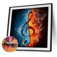 thumbnail image 2 of Pintura de diamante 5D DIY Full Square Drill Note Kit Decoración del hogar Arte Artesanía Hugtrwg Para estrenar, 2 of 9
