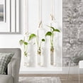 thumbnail image 6 of Hanging Glass Planter - Hydroponic Plant Propagation Test Tube Wall Hanging Terrariums Clear Transparent Glass Flower Vase for Indoor Outdoor Home Office Wedding Décor, 6 of 10