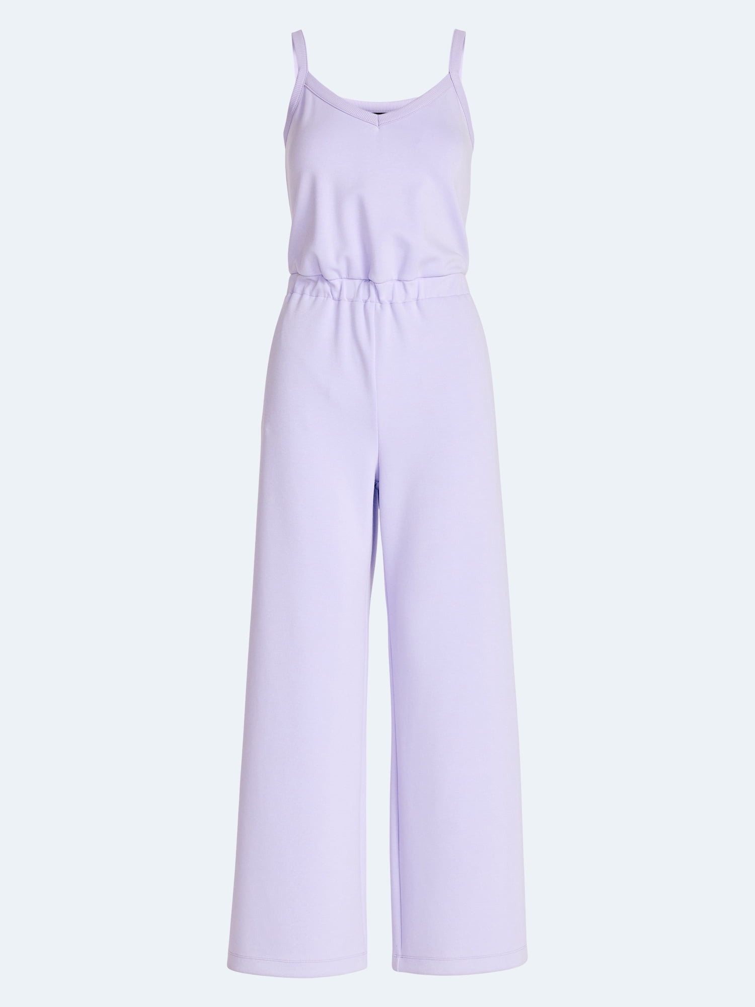 Scoop Women's and Women's Plus Scubaknit Tank Jumpsuit, Sizes XS-4X