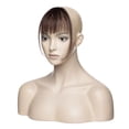thumbnail image 3 of Extensions de Cheveux Humains à Frange Clips en Cheveux Humains Frange à Air Frange 3D Cheveux Raides, 3 of 5
