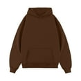 thumbnail image 6 of Rggeeun Mens Pullover Hoodies Men Oversized Sweatshirts Pullover Hoodies Long Sleeve With Pockets Winter Fall Outfits Clothes Solid Color Relaxed Fit, 6 of 6