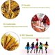 thumbnail image 4 of paquetes de pompones de animadoras con anilla para los dedos, pompones metálicos brillantes para animadoras, flores de mano premium para el equipo de animadoras para juegos deportivos y bailes, 4 of 5