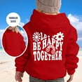 thumbnail image 2 of Vividxx Hoodies For Girls Long Sleeve Soft Sweatshirt Letter Print Kids Cute Pullovers Top Fashion Casual Hoodie For Fall Winter Clothes 11-12 Years, 2 of 5