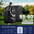 thumbnail image 3 of Bolsas de basura Plasticplace de 55 a 60 galones, 1.2 mil, 100 unidades, 3 of 7