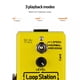 thumbnail image 5 of Pedal de efecto Ammoon Loop Station Mini guitarra Looper efecto Pedal 10 minutos de tiempo de grabación 3 modos de trabajo True Bypass Full Metal Shell con tarjeta de memoria de 1GB TOMSHOO Pedal de efecto, 5 of 6